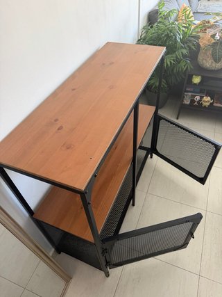Mueble Estantería Metálica y Madera