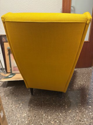 Sillón orejero Tibbleby amarillo Ikea