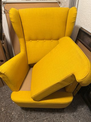 Sillón orejero Tibbleby amarillo Ikea