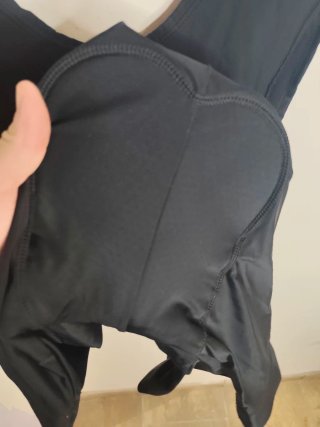 Pantaloncini Ciclismo Body Nero/Rosso M