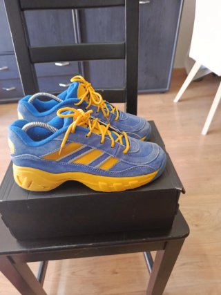 Zapatillas Adidas Azul/Amarillo Talla 42