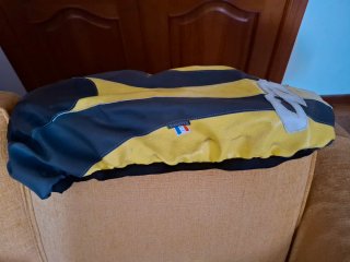 Funda Asiento Moto Bagster Negra/Amarilla