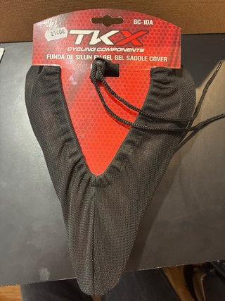Funda Gel Sillín Bicicleta Negra