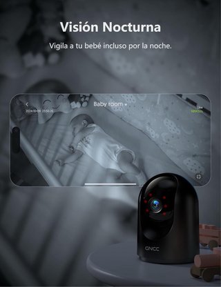 NUEVO! Cámara Vigilancia WiFi Interior 2K 3MP