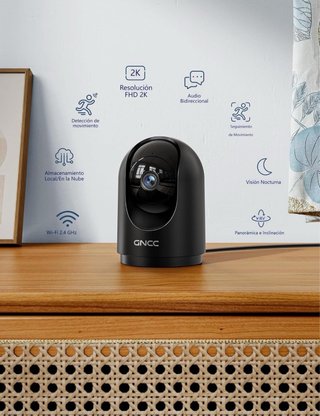 NUEVO! Cámara Vigilancia WiFi Interior 2K 3MP