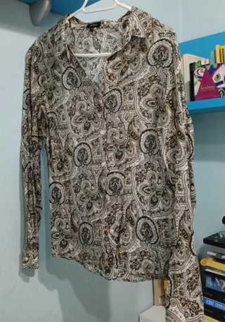 Camisa estampada ANTEA algodón