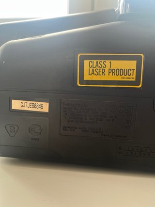 Panasonic RX-ED77 Boombox Negro