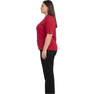 Kunie Pullover Donna Rossa Maglia A Manica Corta