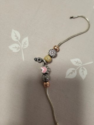 Pulsera Pandora Plata y Oro Rosa