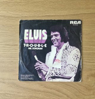 Elvis Presley Vinilo 7 Trouble