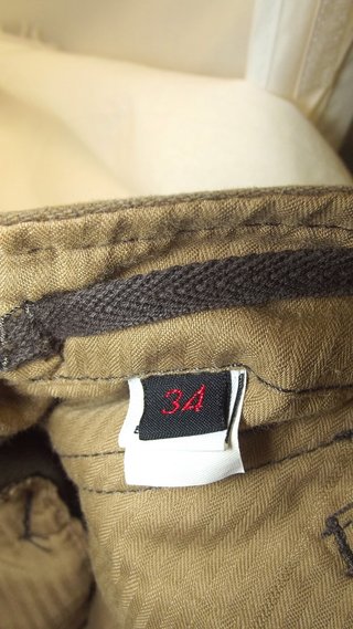 Sixty Energie Pantaloni Da Uomo Marroni Dritti