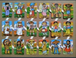 Lamina Cromos troquelados Maves 3. Culturas difere