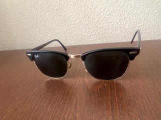 Gafas de Sol Ray-Ban Clubmaster Negro Dorado