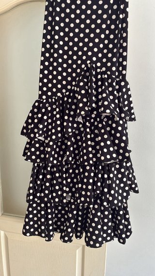 Conjunto Flamenco Volantes Lunares