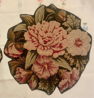 2 Bordados Antiguos Flores
