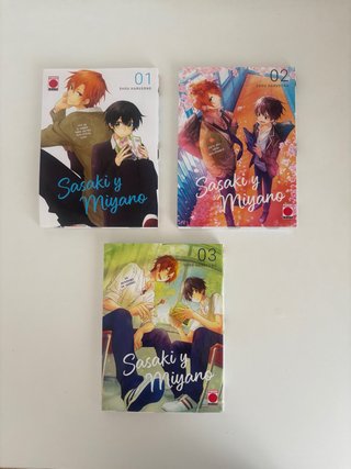 Mangas Sasaki y Miyano Tomos 1-3