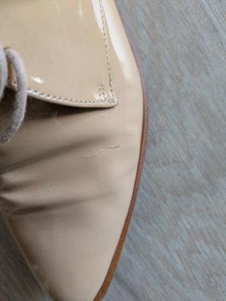 Uterqüe Zapatos Cordones Beige
