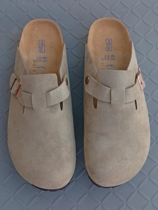 Birkenstock Boston Soft Footbed Talla 45 Beige
