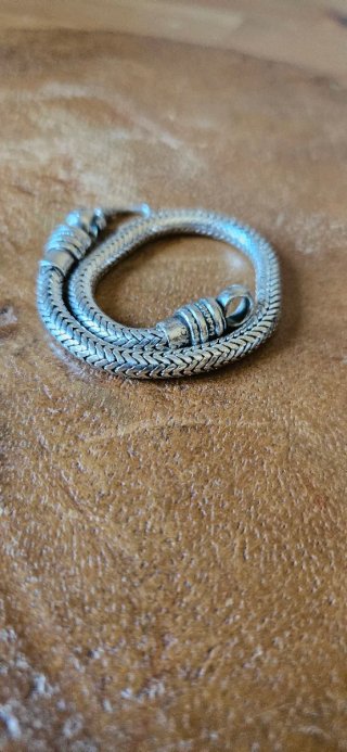Bracciale snake in argento