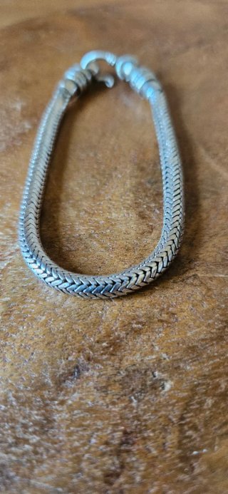 Bracciale snake in argento