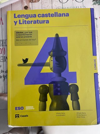 Libro Lengua castellana y Literatura 4 ESO