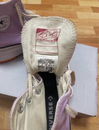 Converse Moradas Plataforma