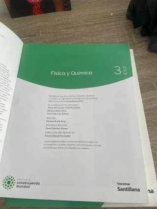 FISICA Y QUIMICA 3 ESO CONSTRUYENDO MUNDOS