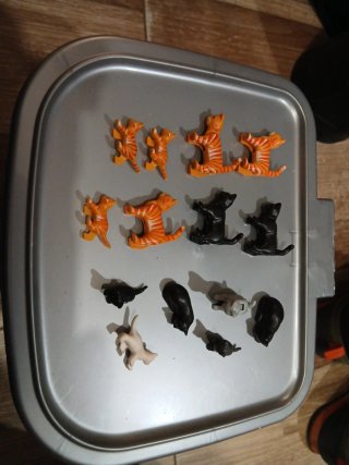 Lote 14 gatos Playmobil Todos 5€