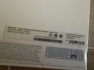 Teclado Apple Magic Keyboard Numérico (QUERTZ)