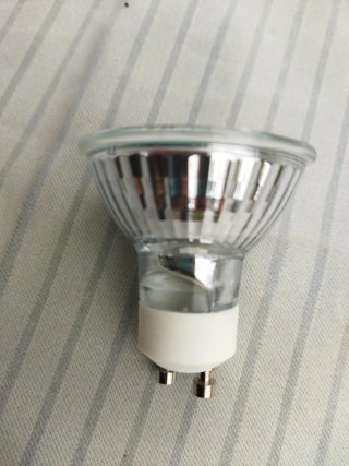Lámpara de techo dorada 6 focos
