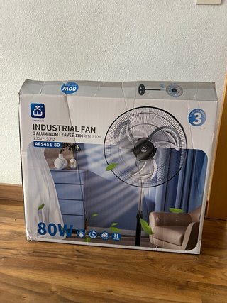 Ventilador Industrial Negro