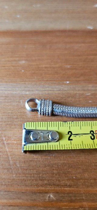 Collana snake in argento