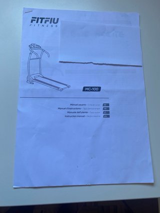 Cinta de correr FITFIU seminueva