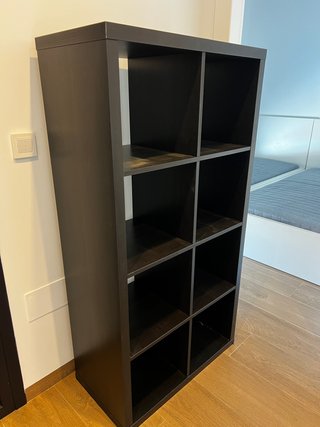 Estantería Ikea Kallax Negra 8 cubos