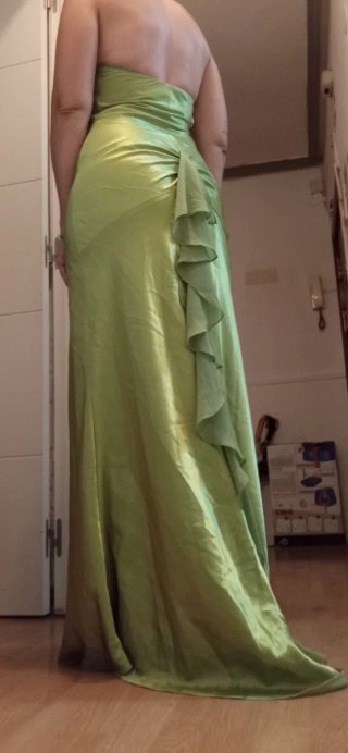 Vestido verde de fiesta