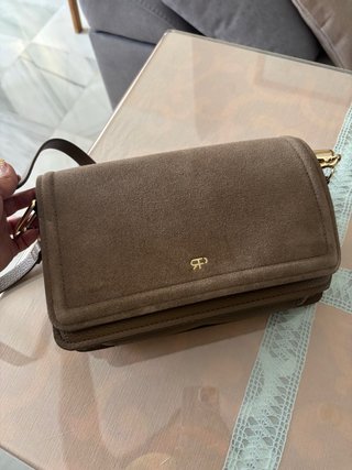 Bolso Parfois ante marrón y dorado