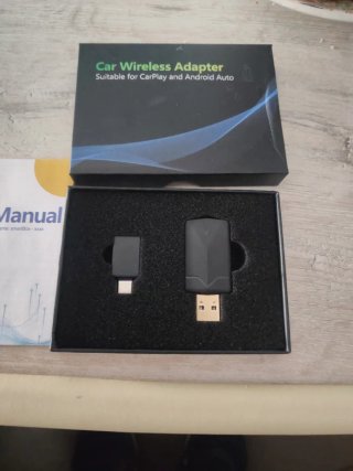 Adaptador Inalámbrico CarPlay Android Auto