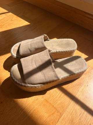 Sandalias plataforma Stay beige