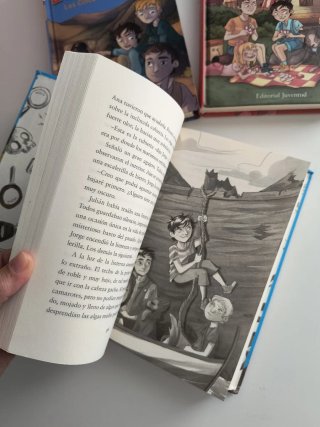 3 libros LOS CINCO de Enid Blyton