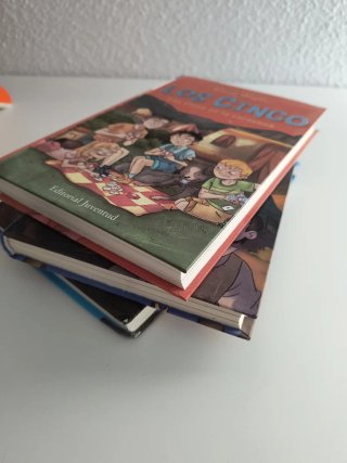 3 libros LOS CINCO de Enid Blyton