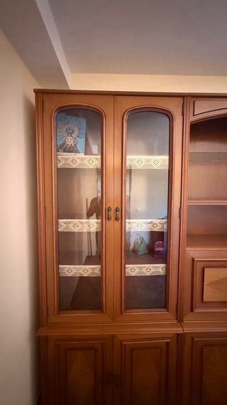 Mueble de salón madera marrón