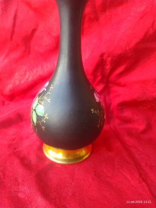 Vaso Porcellana Nera Rosenthal Classic Rose -