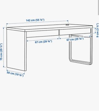 Escritorio Ikea Micke Blanco