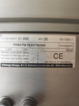 Reja aluminio alta seguridad reforzada