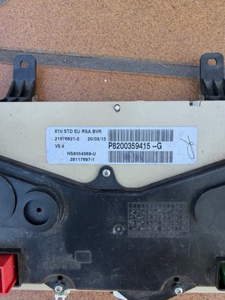 Cuadro Cuentakilómetros Master Movano Interstar