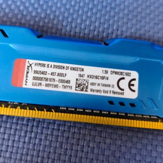 Memoria RAM HyperX Fury DDR3 4GB