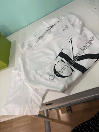 Camiseta Calvin Klein Jeans Blanca Talla M