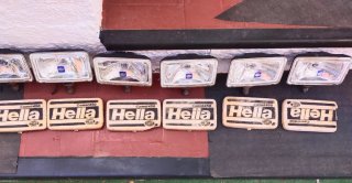Faros Hella para barra de techo de camión