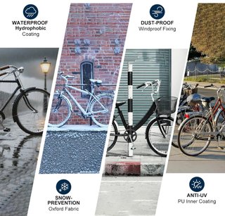 SIN ABRIR Funda Bicicleta 420D Impermeable