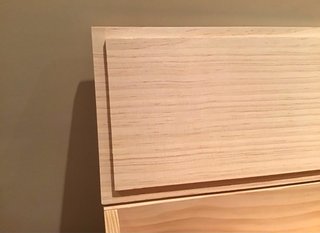 2 Cajas de madera muy robustas tapa sobrepuesta